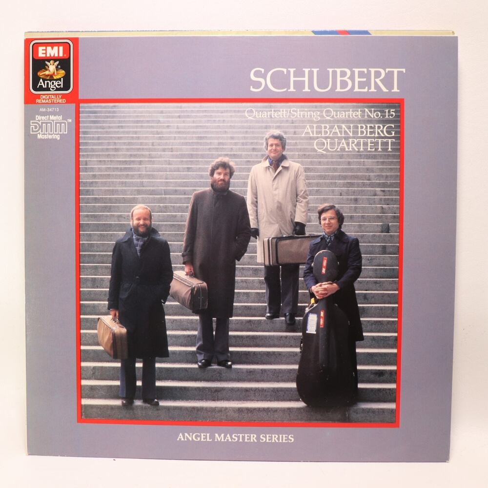 Schubert Quartet No 15 Alban Berg String Quartet EMI Angel 1980 LP